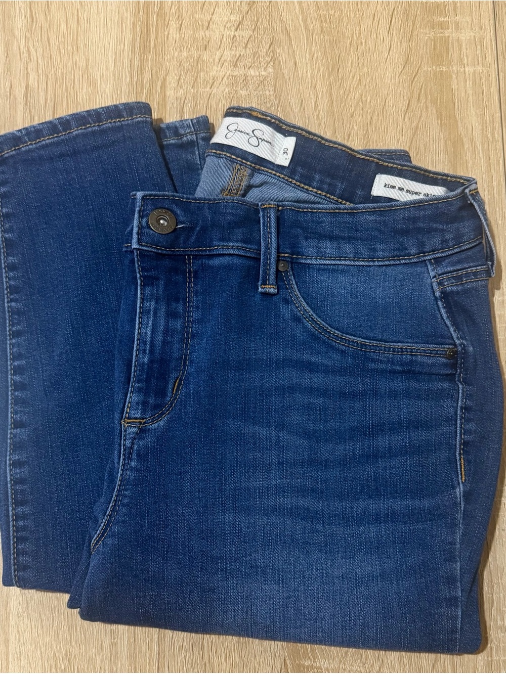 Jessica Simpson Dark Blue Skinny high waist ankle Jeans